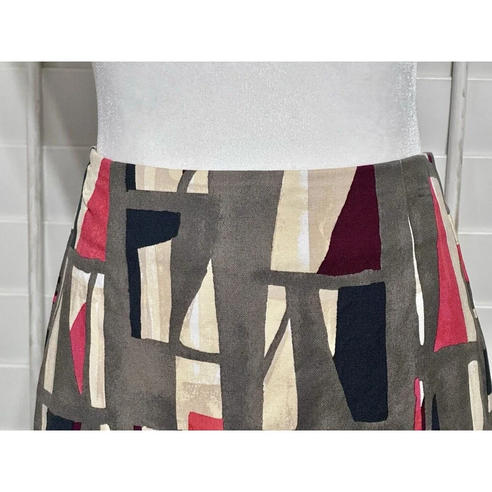 NIC+ZOE Women Size 10 'Starboard' Geo-Print Pencil Skirt Office Career